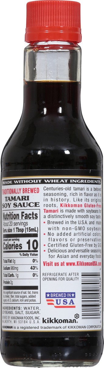 slide 8 of 11, Kikkoman Gluten Free Tamari Soy Sauce, 10 oz