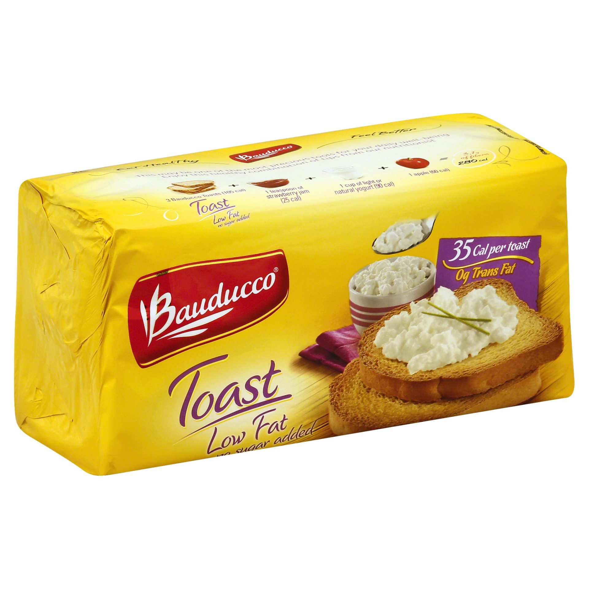 slide 1 of 5, Bauducco Toast, Low Fat, 5.64 oz