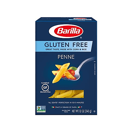 slide 1 of 1, Barilla Penne Pasta Gluten Free, 12 oz
