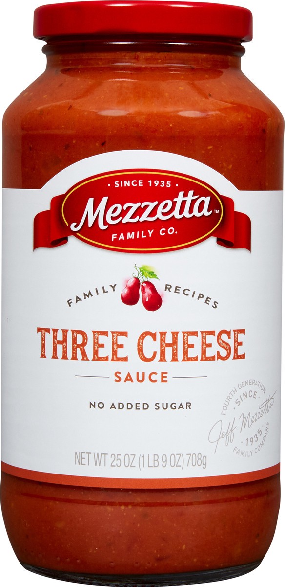 slide 6 of 7, Mezzetta Family Recipes Three Cheese Sauce- 25 oz, 25 oz