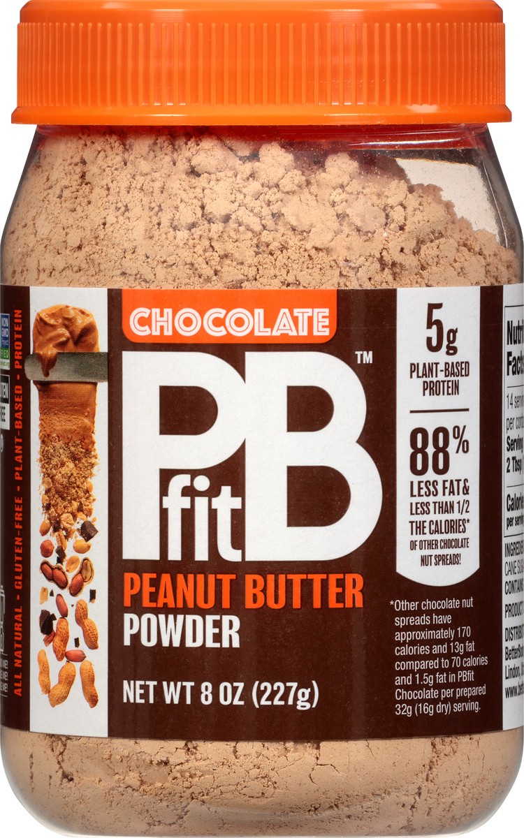 slide 6 of 9, PBfit Chocolate Peanut Butter Powder 8 oz, 8 oz