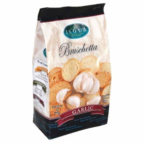 slide 1 of 1, Isola Garlic Bruschetta, 5.36 oz