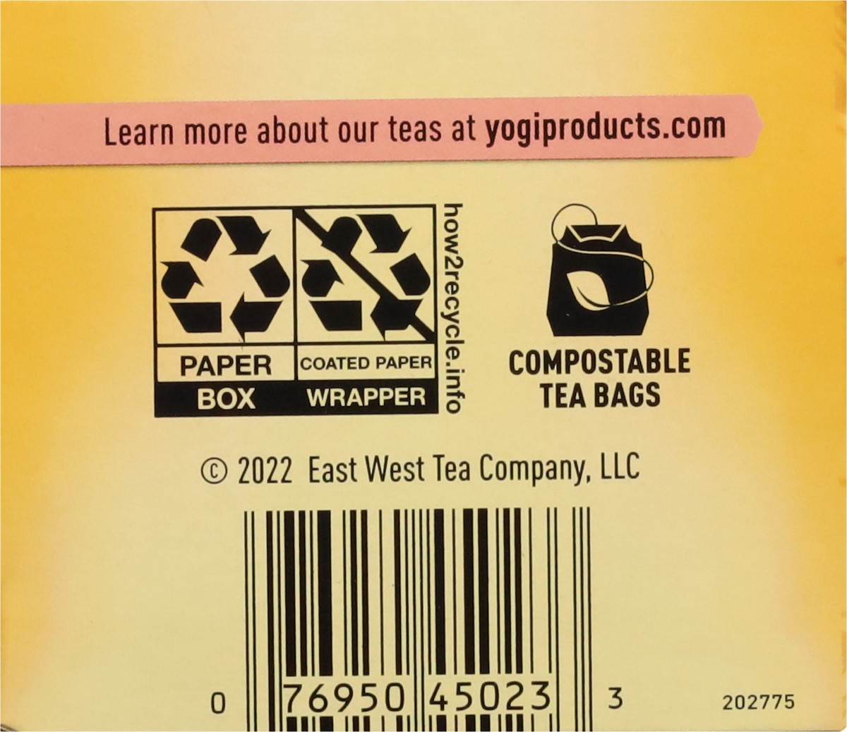 slide 4 of 9, Yogi Caffeine Free Peach DeTox Tea Bags 16 Tea Bags, 16 ct