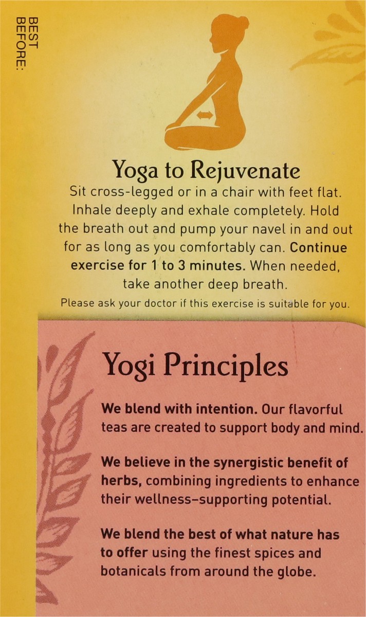 slide 7 of 9, Yogi Caffeine Free Peach DeTox Tea Bags 16 Tea Bags, 16 ct