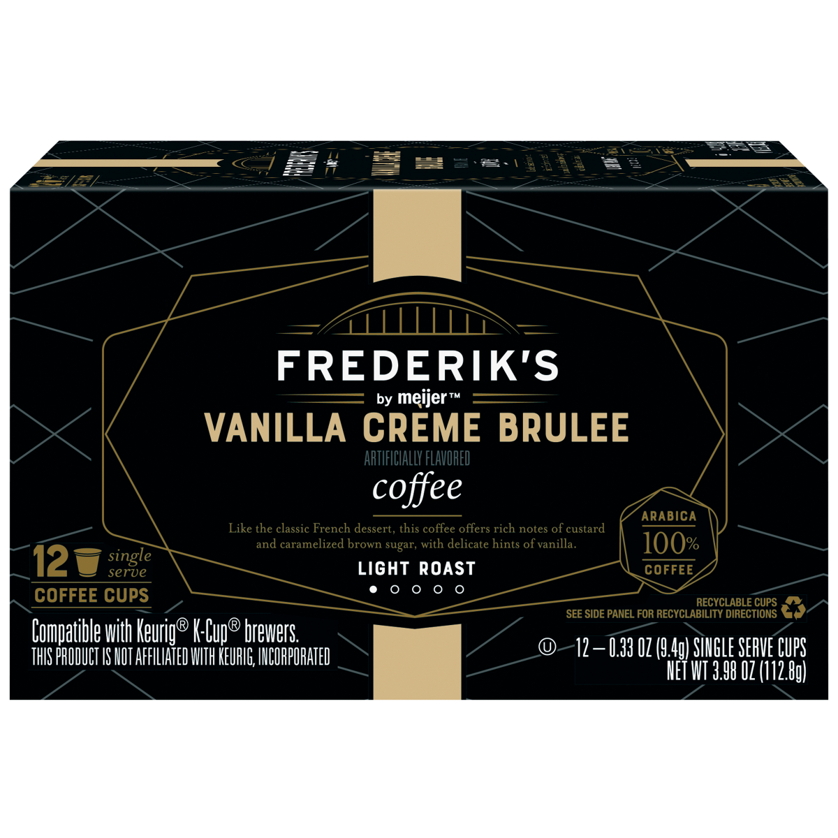 slide 1 of 29, Frederiks By Meijer Pods Vanilla Creme Brulee - 12 ct, 12 ct