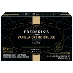 Frederiks By Meijer Pods Vanilla Creme Brulee - 12 ct