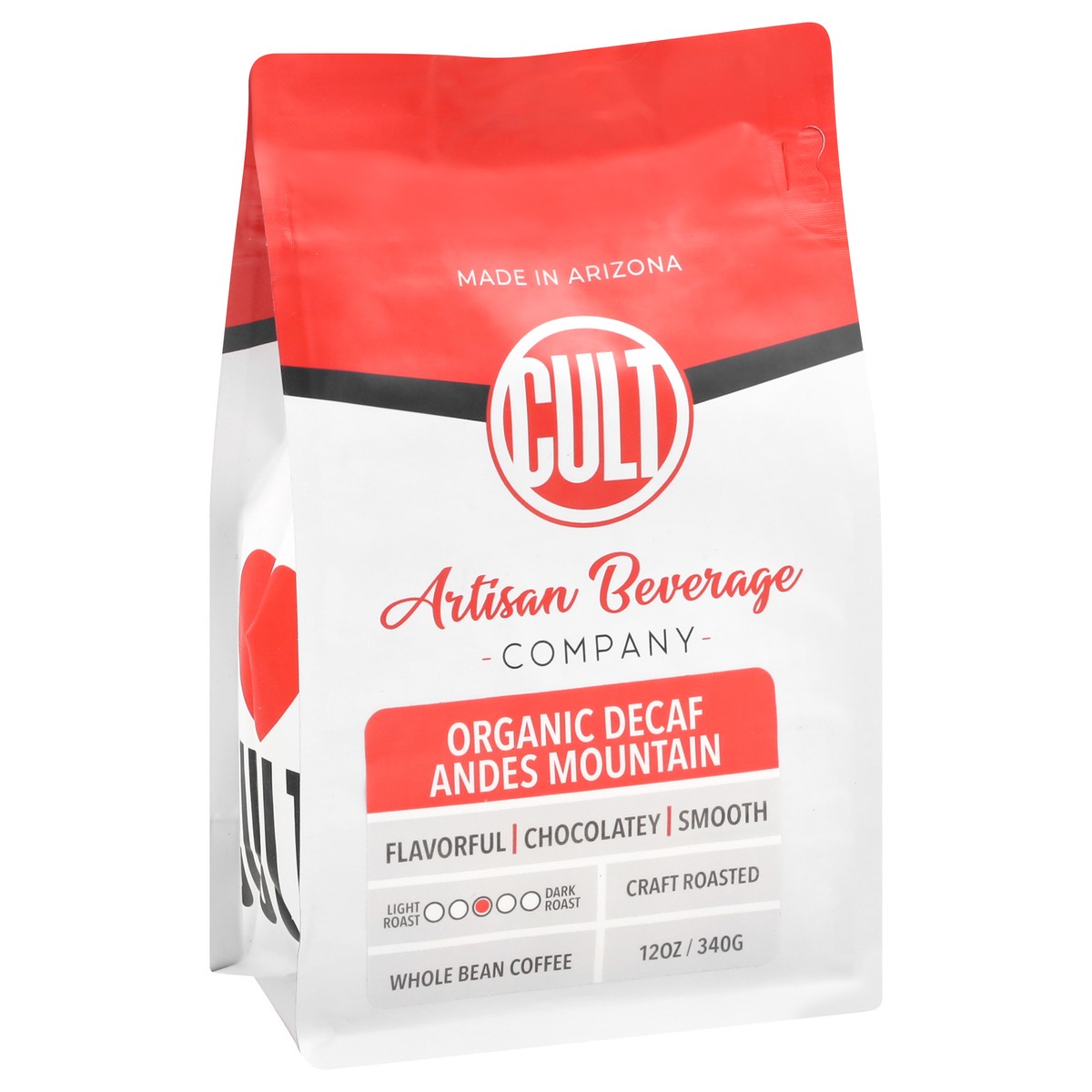 slide 8 of 9, Cult Decaf Organic Andes Mountain Whole Bean Coffee - 12 oz, 12 oz