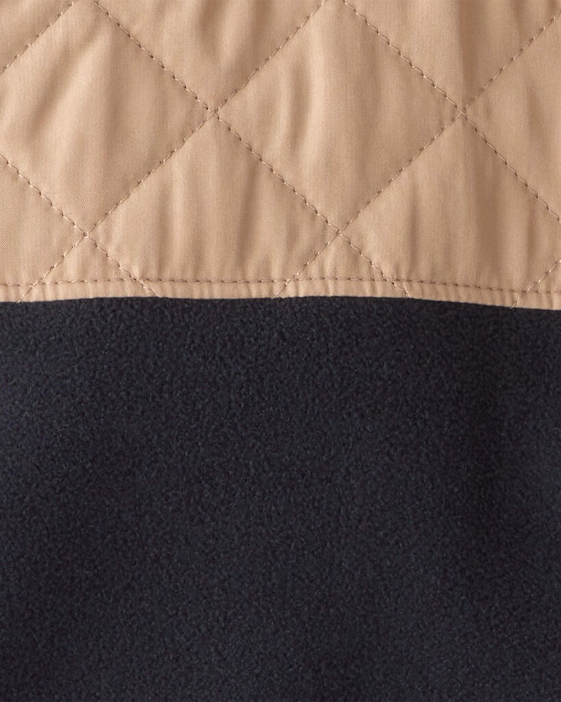 slide 2 of 2, Carter's Carters Boys Color Block Zip-Up Jacket - Black Black 10, 1 ct