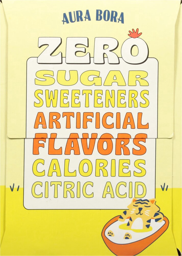 slide 2 of 6, Aura Bora Herbal Ginger Meyer Lemon Sparkling Water 6 - 12 fl oz Cans, 6 ct; 12 oz