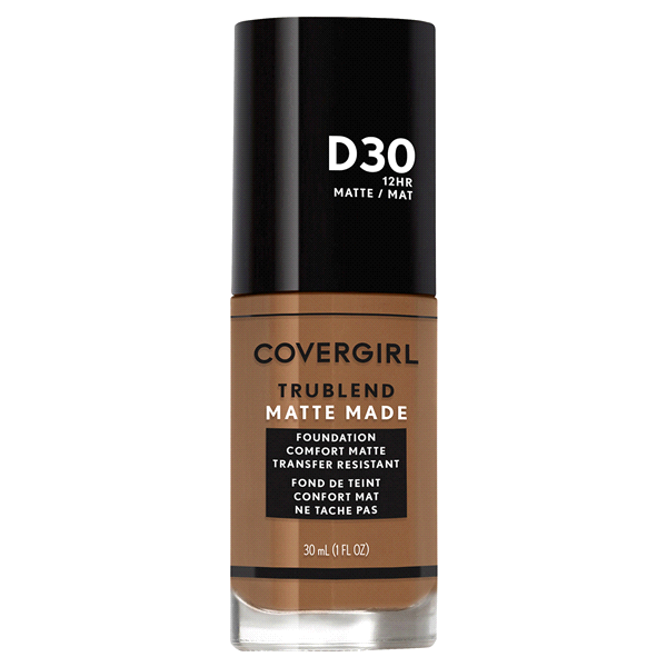 slide 1 of 1, Covergirl TruBlend Matte Made Liquid Foundation, Bronze, 1.014 oz