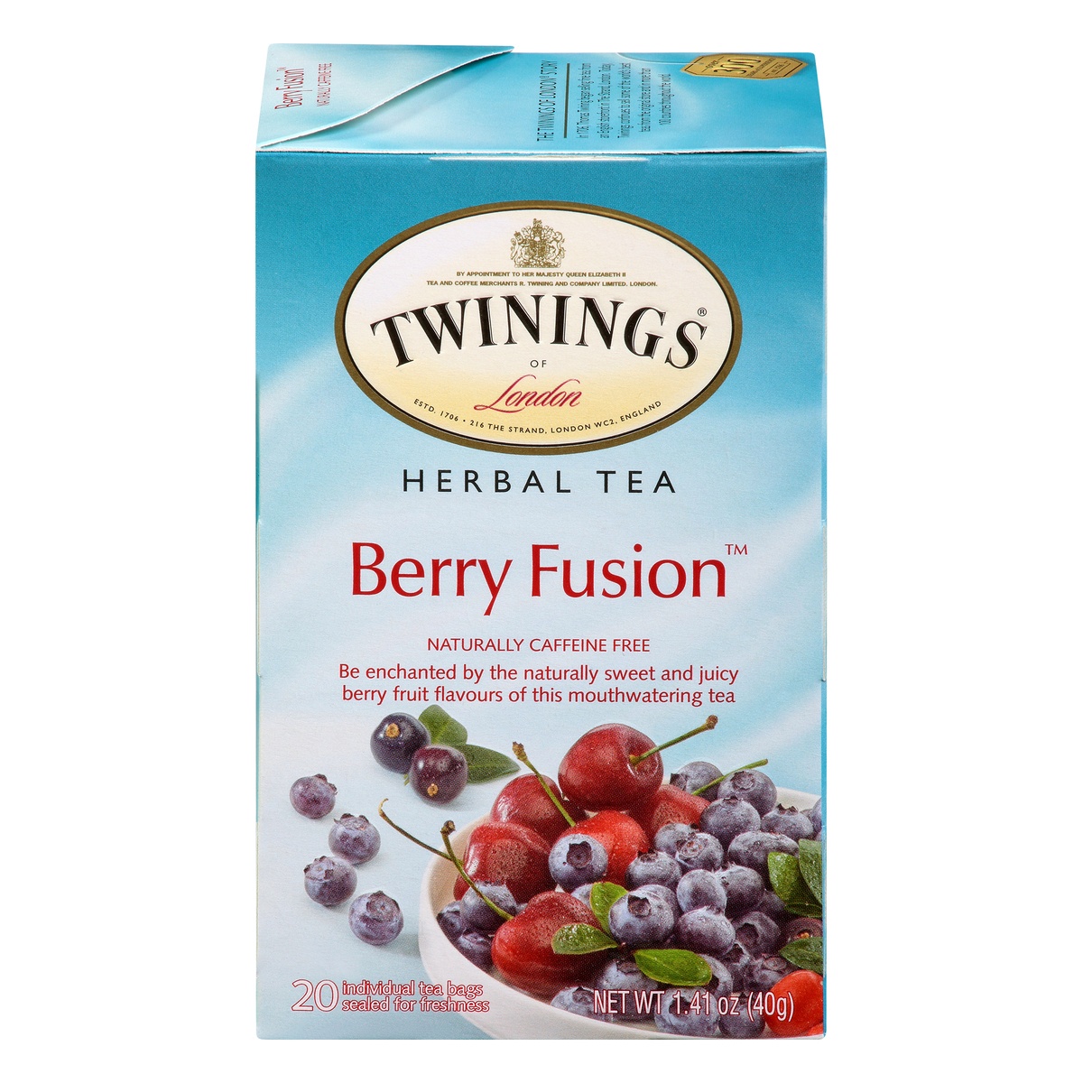 slide 1 of 7, Twinings Tea Bags Berry Funsion Herbal Tea 20 ea, 