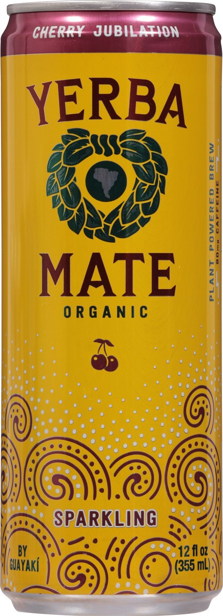 slide 14 of 14, Guayaki Organic Sparkling Cherry Jubilation Yerba Mate 12 fl oz, 12 fl oz