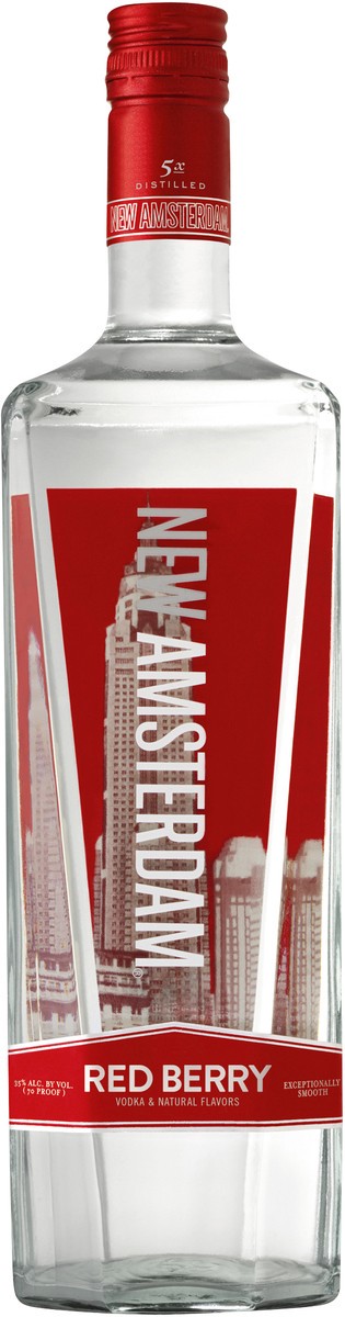 slide 2 of 2, New Amsterdam Berry Flavored Vodka, 1000 ml