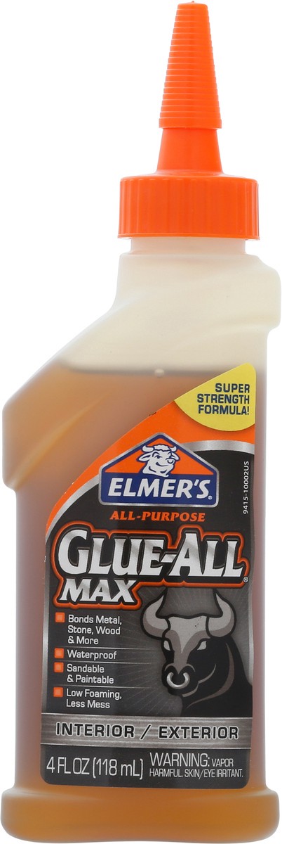 slide 10 of 12, Elmer's Interior/Exterior All-Purpose Glue-All Max 4 fl oz, 4 fl oz