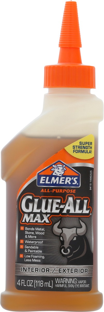 slide 2 of 12, Elmer's Interior/Exterior All-Purpose Glue-All Max 4 fl oz, 4 fl oz