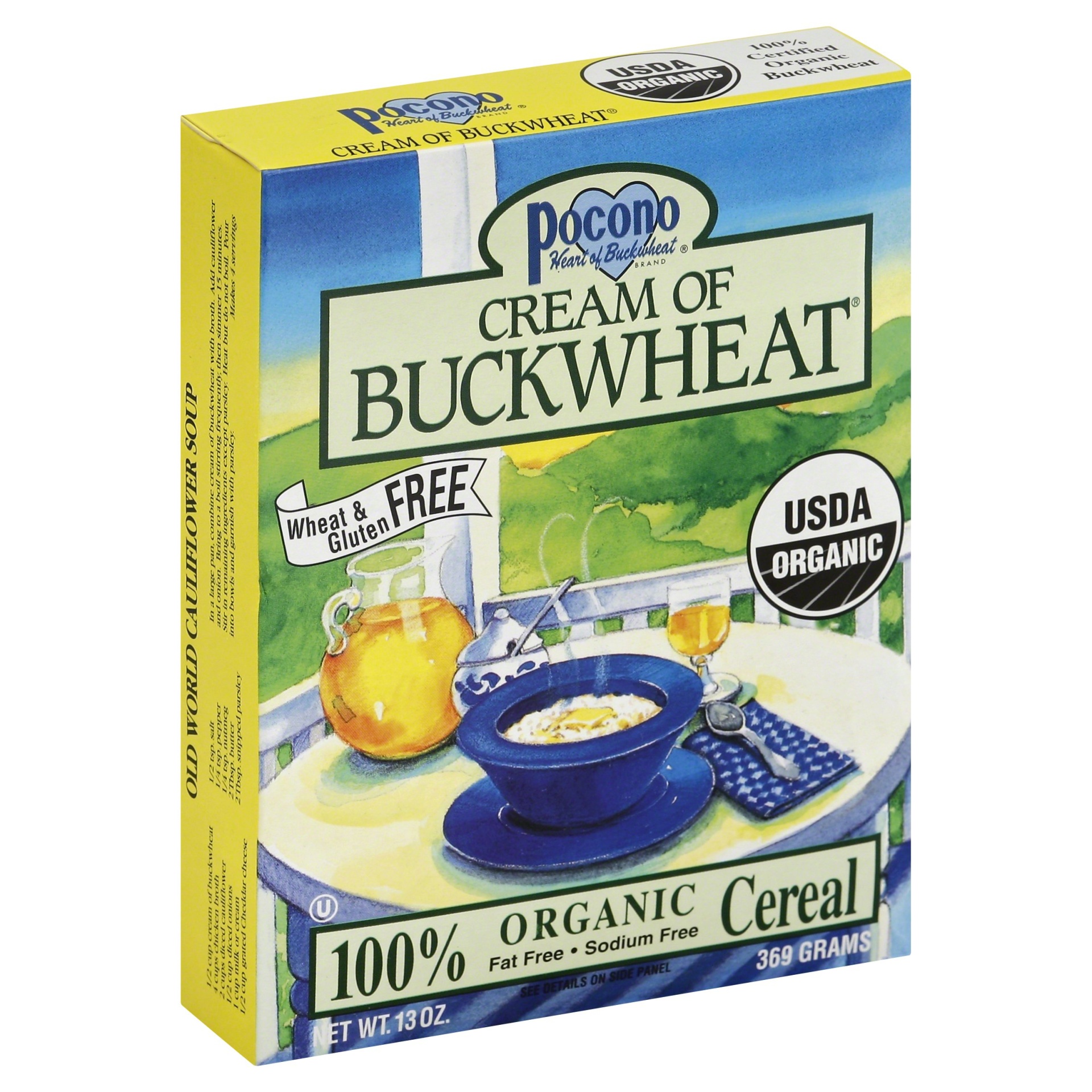 slide 1 of 1, Pocono Cream Of Buckwheat Organic Cereal, 13 oz