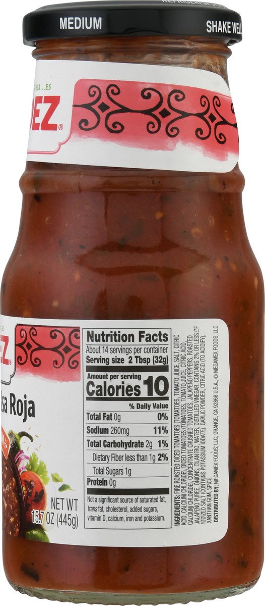 slide 5 of 13, Herdez Medium Roasted Salsa Roja 15.7 oz Jar, 15.7 oz