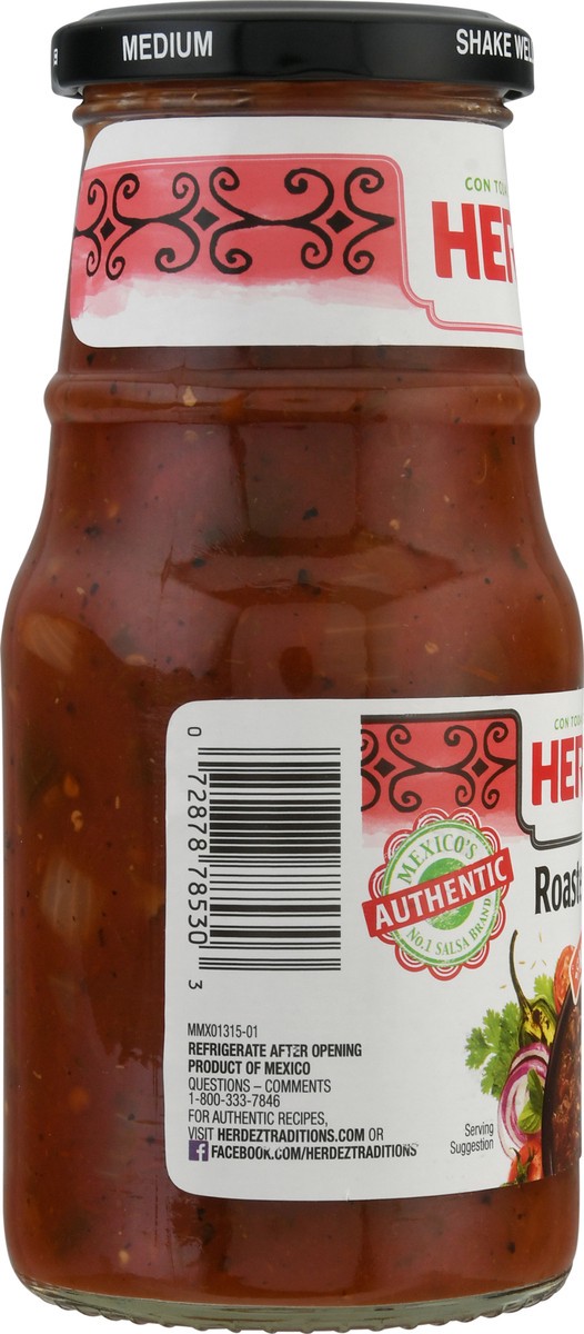 slide 2 of 13, Herdez Medium Roasted Salsa Roja 15.7 oz Jar, 15.7 oz