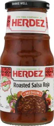 Herdez Medium Roasted Salsa Roja 15.7 oz Jar