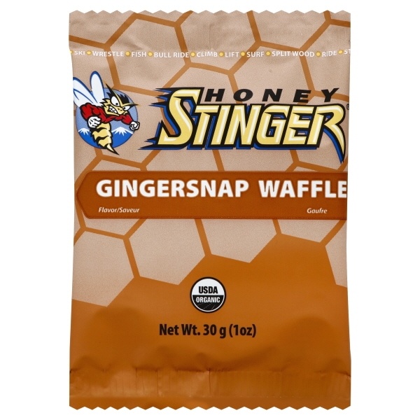 slide 1 of 5, Honey Stinger Gingersnap Waffle, 1 oz