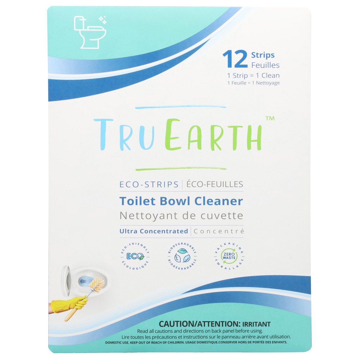 slide 6 of 12, Tru Earth Eco-Strips Toilet Bowl Cleaner 12 ea, 12 ct