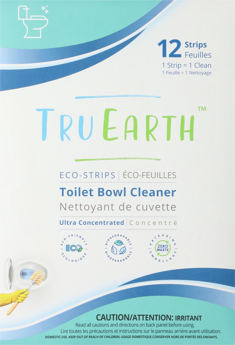 slide 3 of 12, Tru Earth Eco-Strips Toilet Bowl Cleaner 12 ea, 12 ct