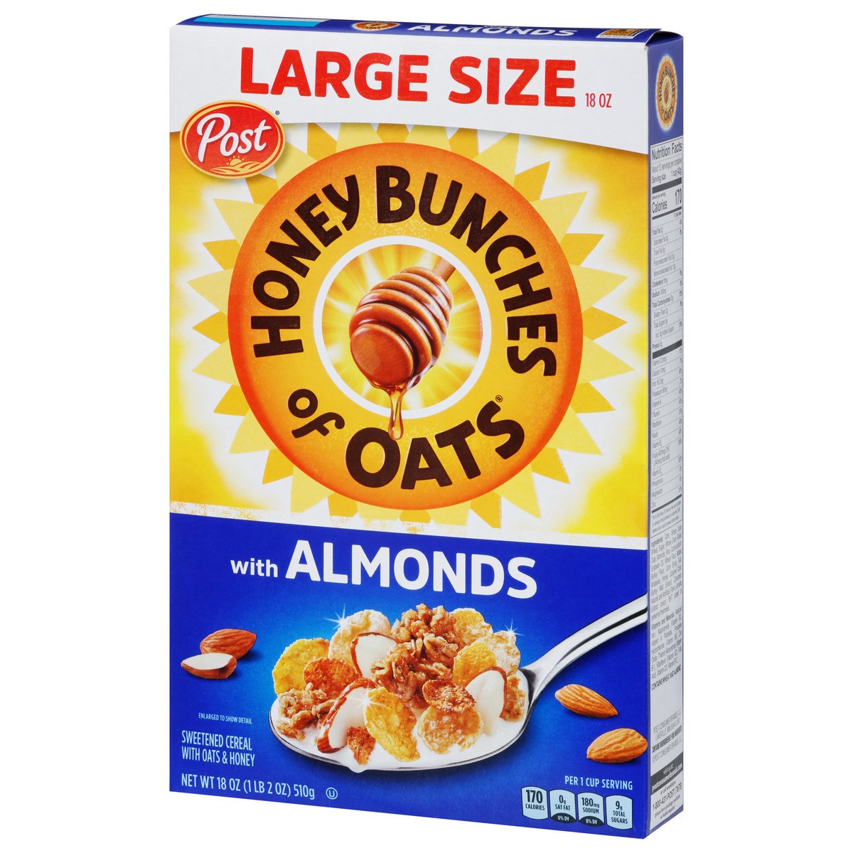 slide 5 of 9, 1/18 Post Hbo Almond Fam Size, 18 oz