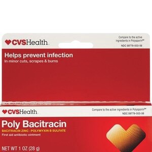 slide 1 of 1, CVS Health Poly Bacitracin, First Aid Antibiotic Ointment, 1 Oz, 1 oz