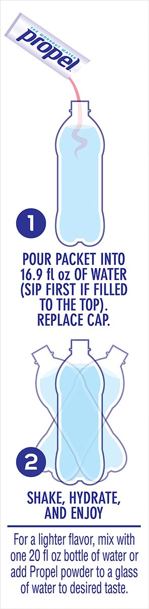 slide 8 of 8, Propel Zero Calories Berry Water Beverage Mix 10 ea, 10 ct