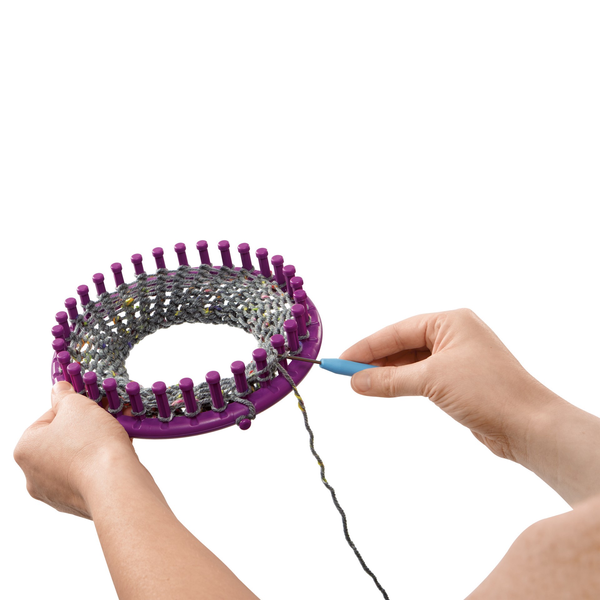 slide 5 of 6, Knit Quick Mini Loom Set By Loops & Threads, 5 cm