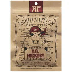 Righteous Felon Hickory Beef Jerky