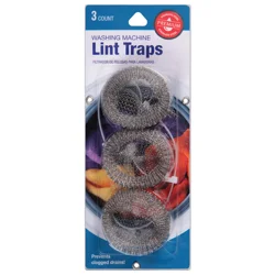 Ata Retail Stainless Steel Washing Machine Lint Traps - Silver