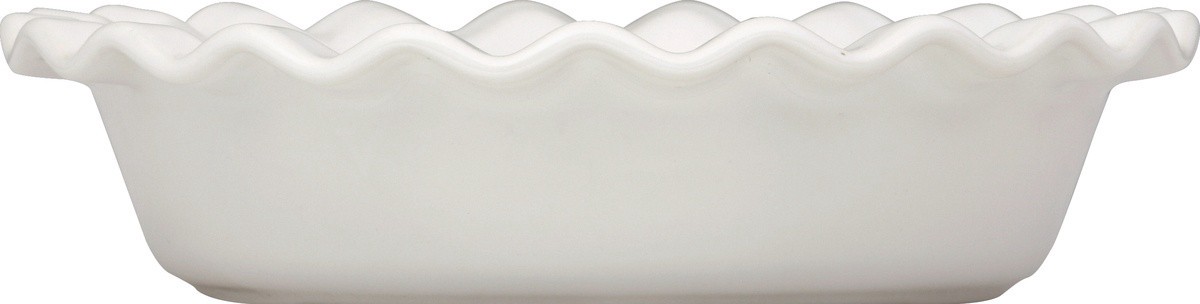 slide 6 of 7, Good Cook Pie Baking Dish White, 5.5 in