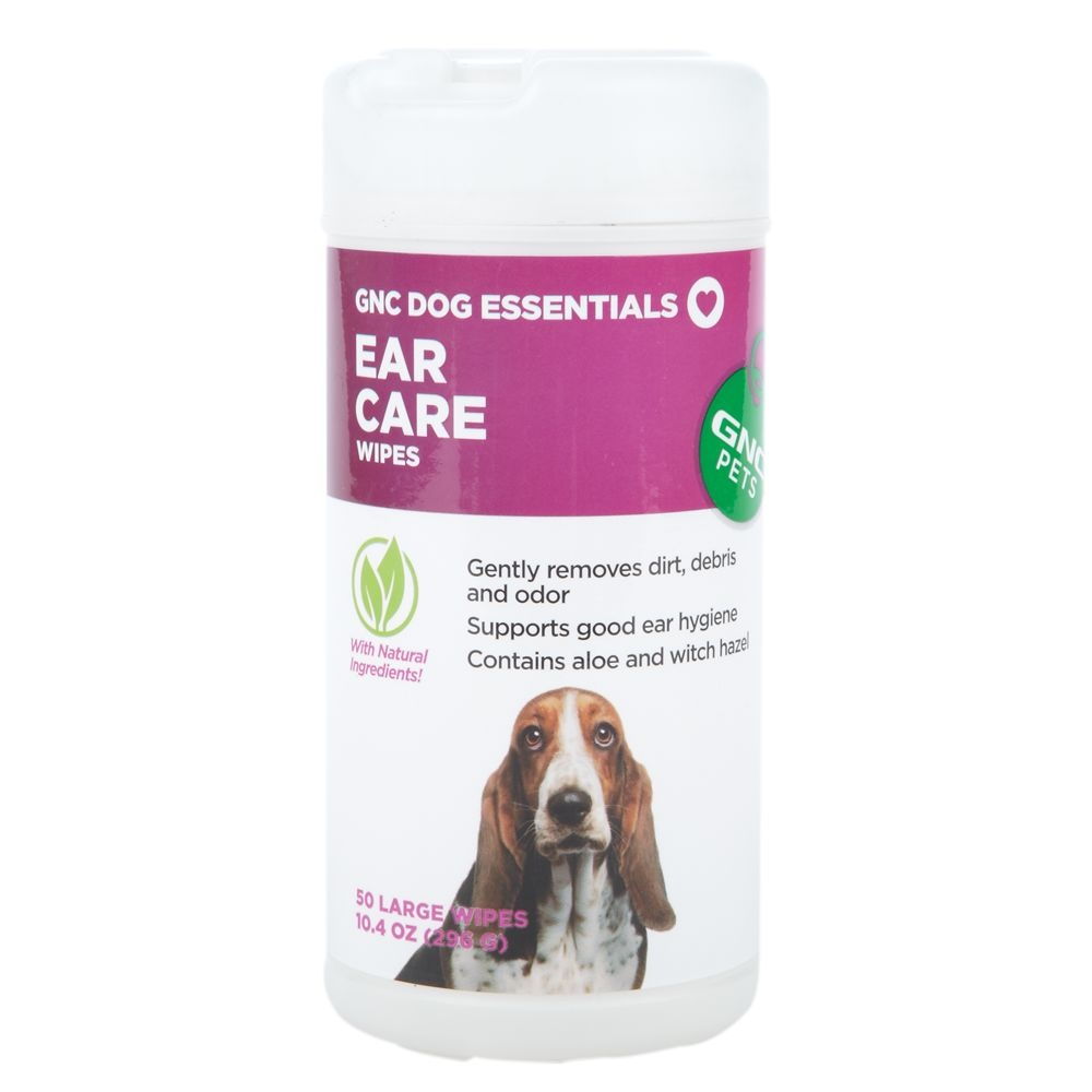 slide 1 of 1, GNC Pets Dog Essentials Ear Care Wipes, 50 ct
