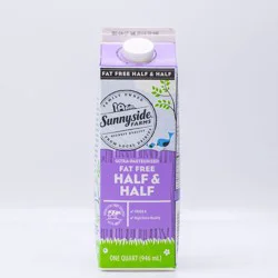 Sunnyside Farms, Fat Free Half & Half