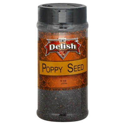 slide 1 of 2, It's Delish Poppy Seed 9 oz, 9 oz