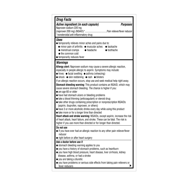 slide 2 of 13, Meijer Naproxen Sodium Liquid Gels, 80 ct