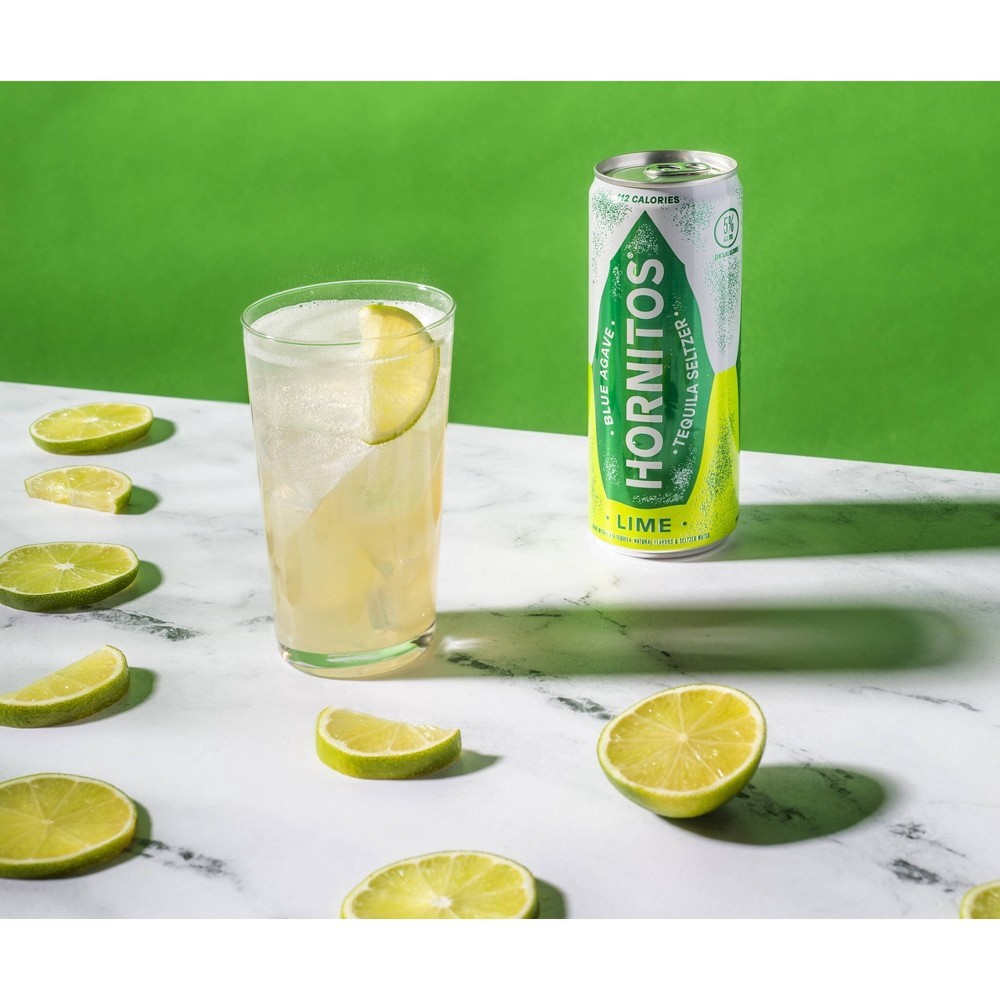 slide 5 of 6, Hornitos Lime Tequila Seltzer - 4pk/12 fl oz Cans, 355 ml