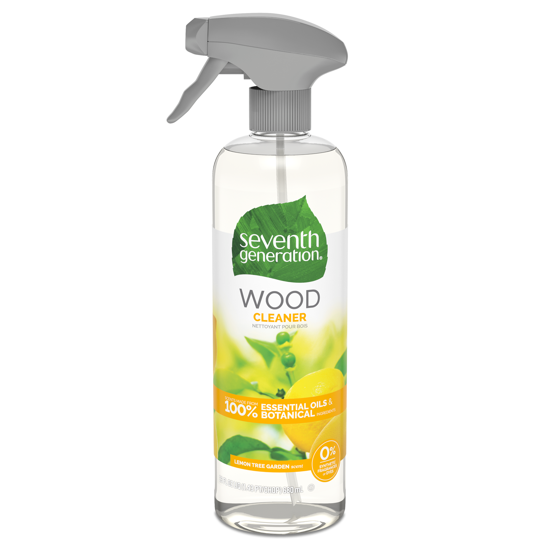 slide 1 of 5, Seventh Generation Wood Cleaner Lemon Tree Garden scent, 23 oz, 23 oz