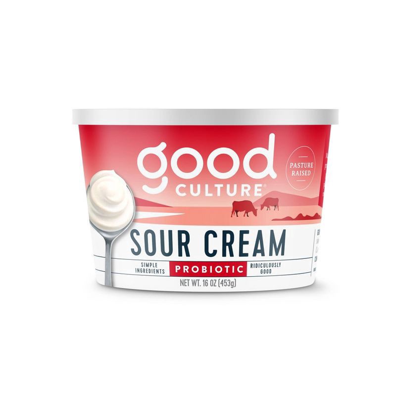 slide 1 of 7, Good Culture Sour Cream - 16oz, 16 oz