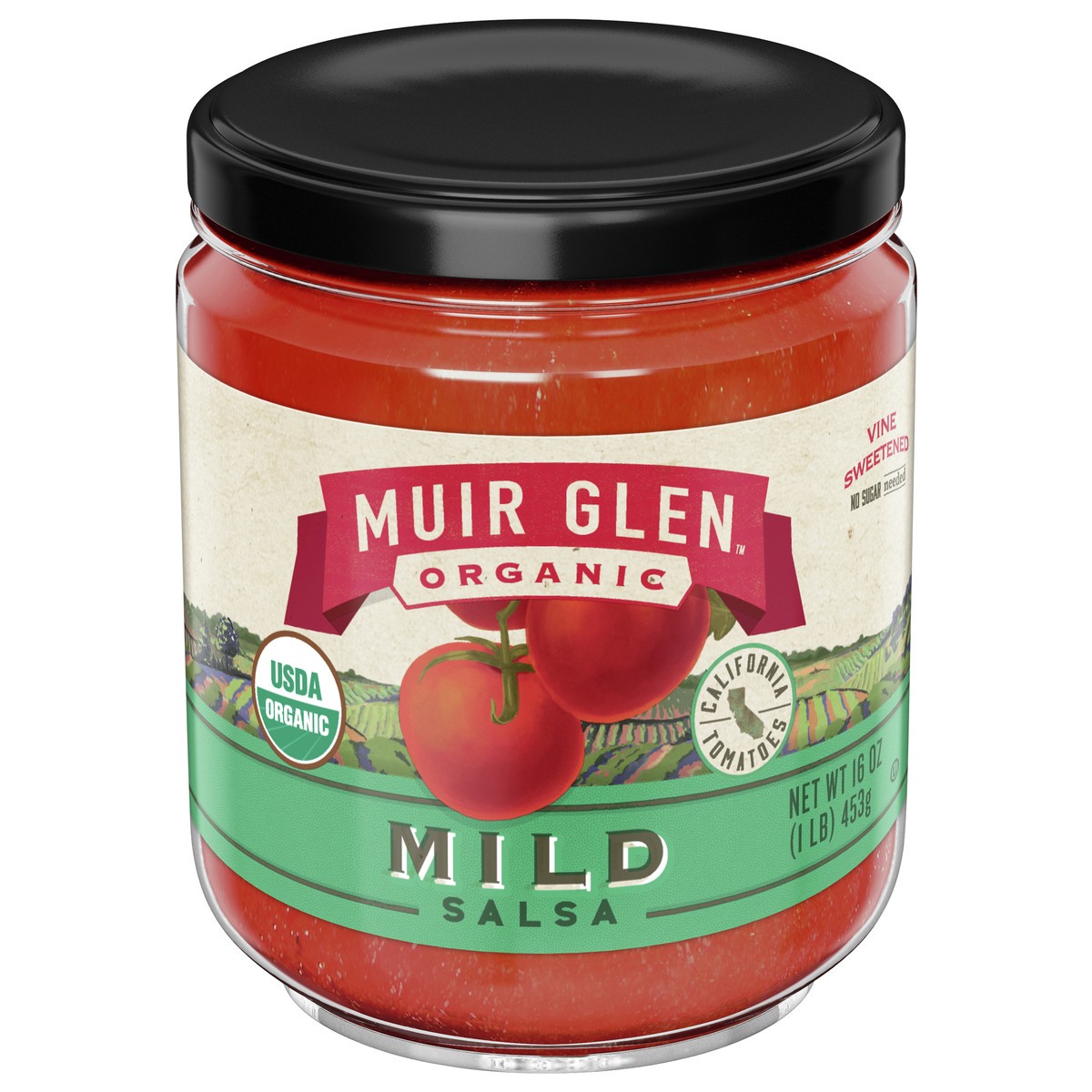 slide 7 of 14, Muir Glen USDA Certified Organic Mild Salsa, 16 ounces, 16 oz