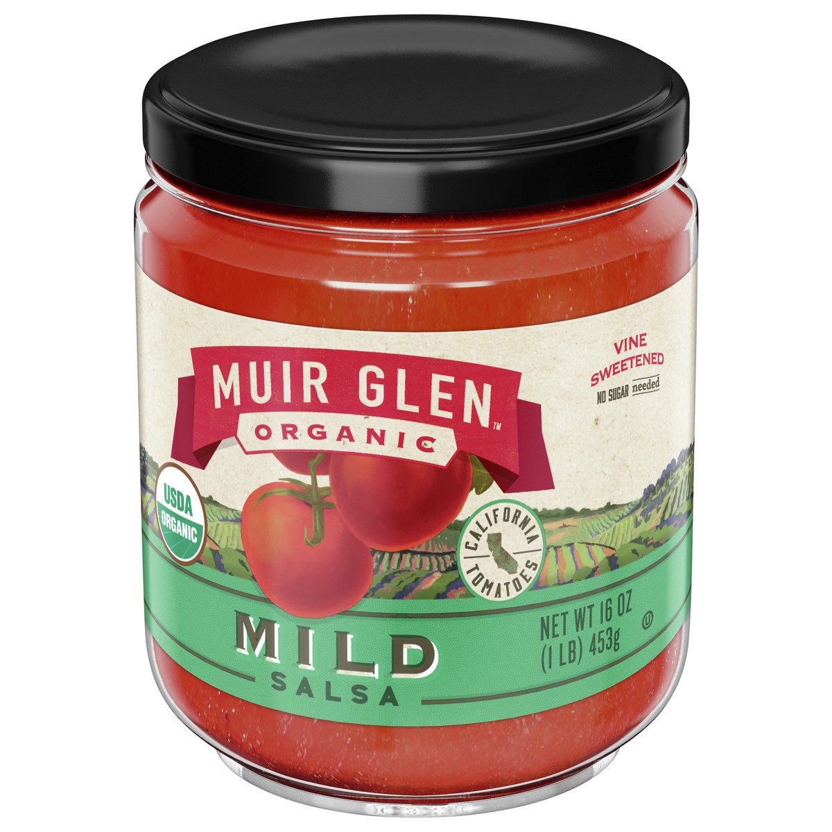 slide 3 of 14, Muir Glen USDA Certified Organic Mild Salsa, 16 ounces, 16 oz