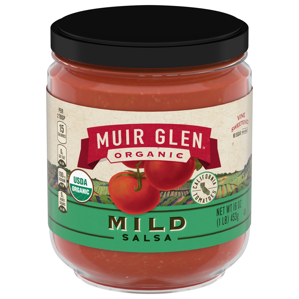 slide 1 of 14, Muir Glen USDA Certified Organic Mild Salsa, 16 ounces, 16 oz