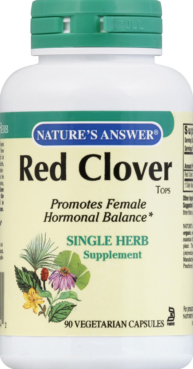 slide 2 of 2, Nature's Answer Red Clover Tops 90VCap, 90 ct