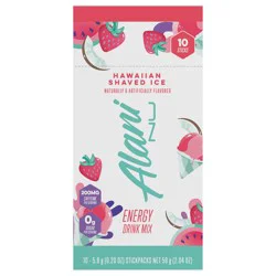 Alani Nu Energy Sticks Hawaiian Shaved Ice 10Ct