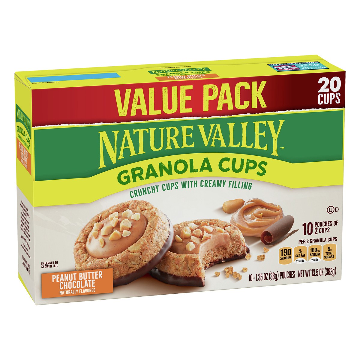 slide 7 of 13, Nature Valley Value Pack Peanut Butter Chocolate Granola Cups 10 ea, 10 ct