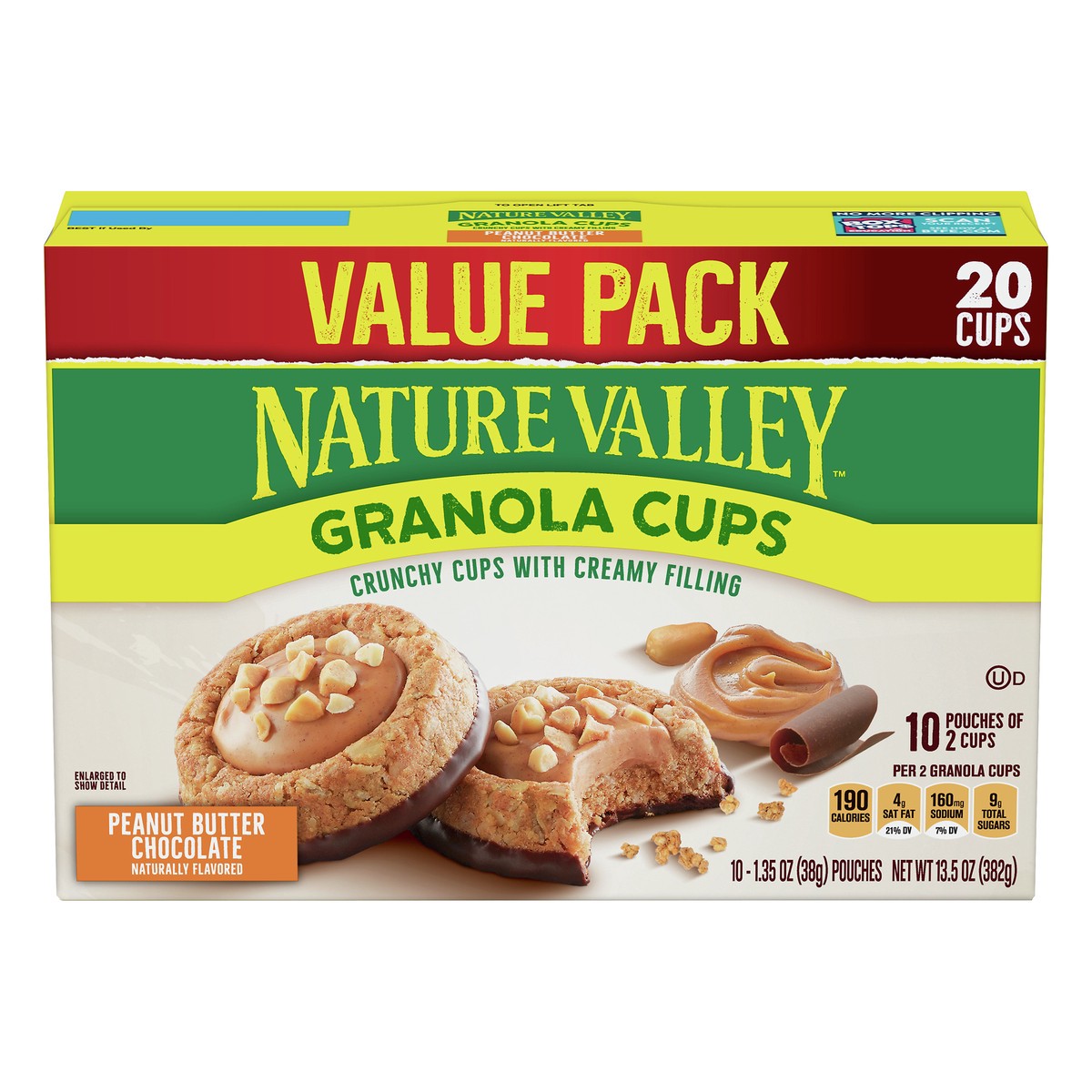 slide 2 of 13, Nature Valley Value Pack Peanut Butter Chocolate Granola Cups 10 ea, 10 ct