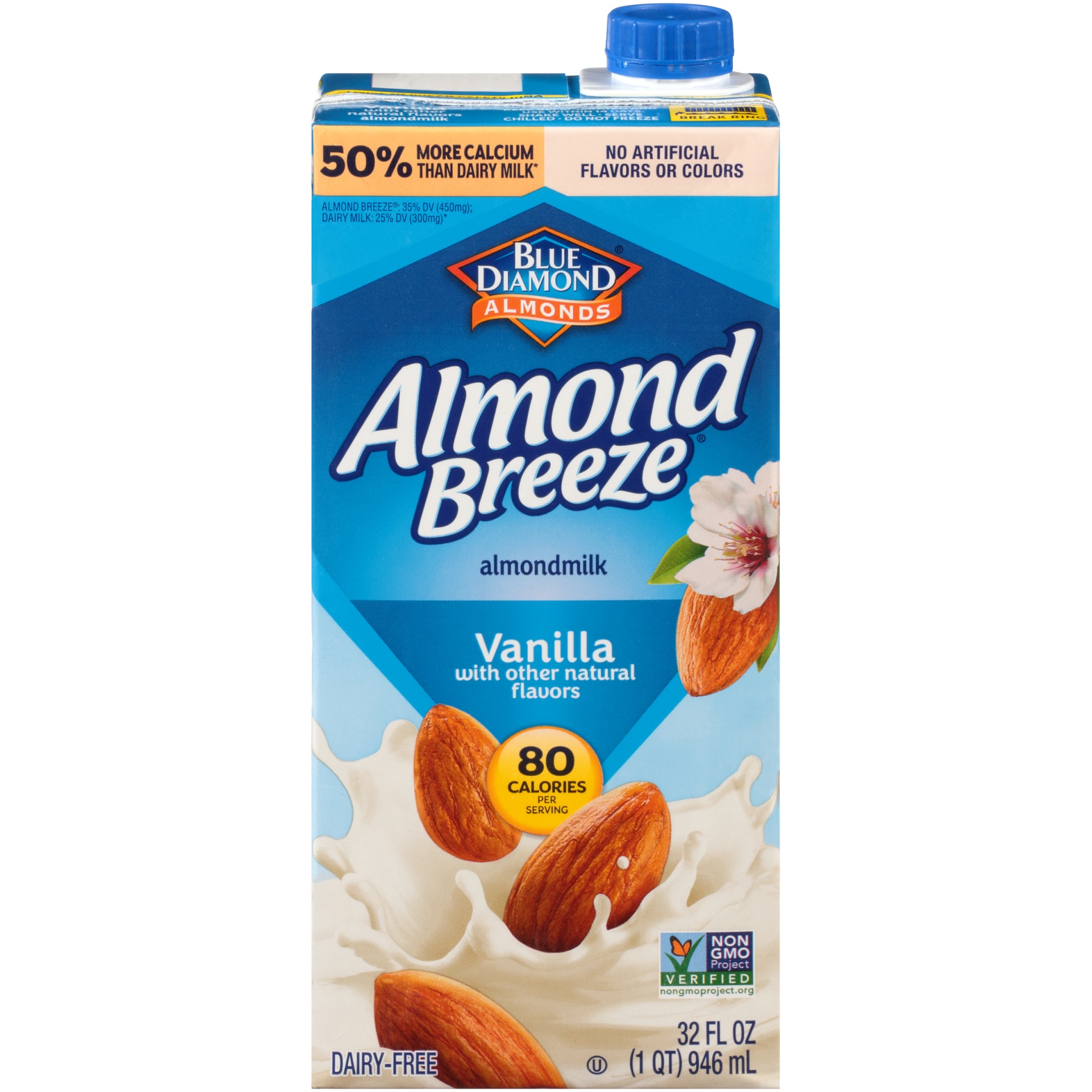 slide 1 of 5, Almond Breeze Vanilla Almondmilk, 1 qt