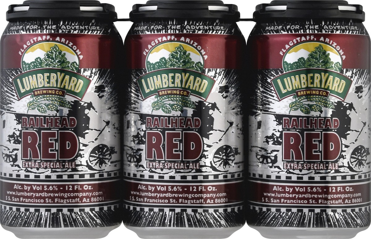 slide 4 of 9, Lumberyard Brewing Co. Extra Special Railhead Red Ale 6 ea, 6 ct