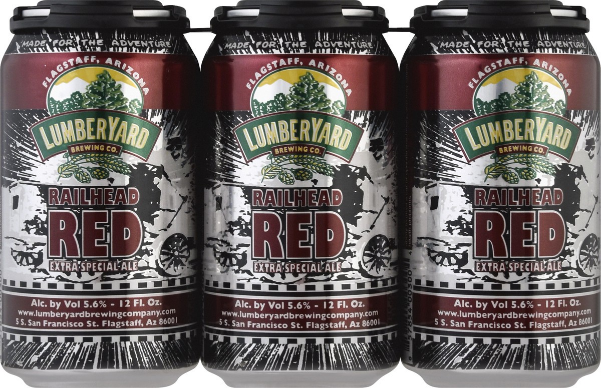 slide 3 of 9, Lumberyard Brewing Co. Extra Special Railhead Red Ale 6 ea, 6 ct